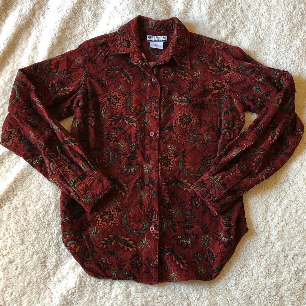 Columbia corduroy button up